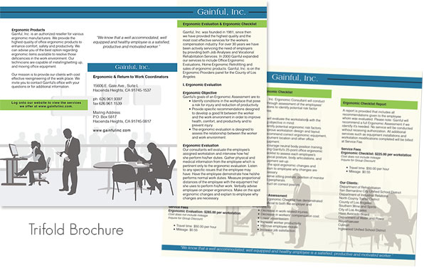 trifold brochure design